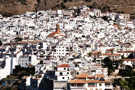 Cómpeta, en la Axarquía malagueña