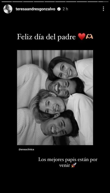 Teresa Andrés Gonzalvo felicita a los padres 