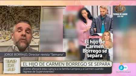 El hijo de Carmen Borrego, José María Almoguera, y su mujer, Paola Olmedo, se separan