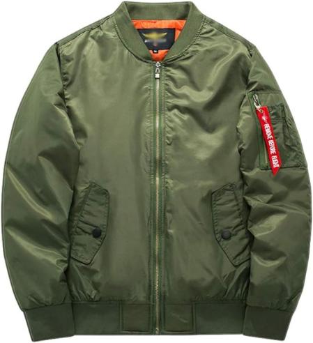 Chaqueta bomber estilo militar (26,90 euros)