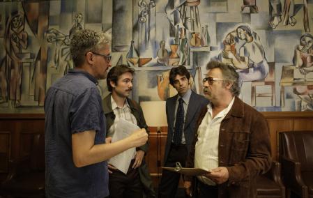 Rodaje de una escena de ‘El 47’, el filme sobre el vecino más famoso de Torre Baró