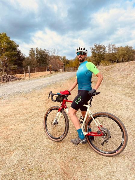 Todo preparado para iniciar el recorrido.