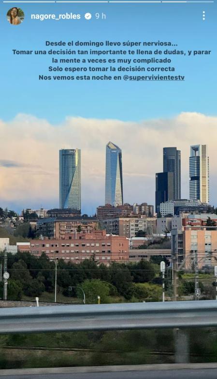 Nagore ha expresado sus dudas