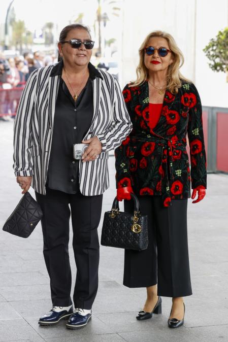 María del Monte e Inmaculada Casals en en la entrega de las Medallas de Oro al Mérito en las Bellas Artes