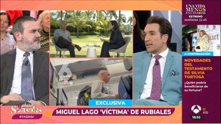 Luis Rubiales y Miguel Lago