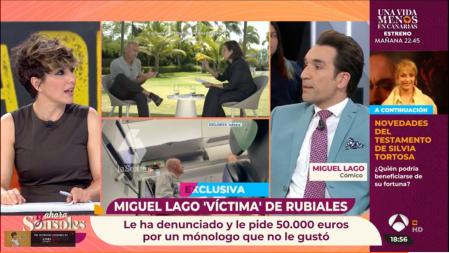 Luis Rubiales y Miguel Lago