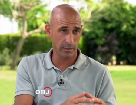 El expresidente de la RFEF, Luis Rubiales, en su entrevista con La Sexta