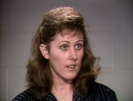 Diane Downs, en una entrevista