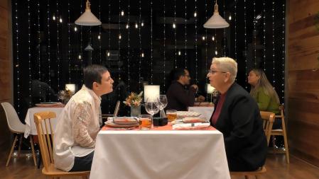 Mara y Amparo en 'First Dates'