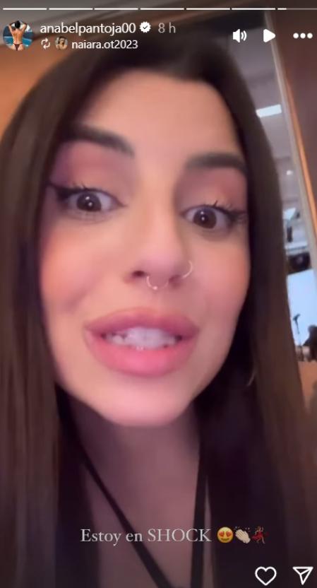 Anabel Pantoja reacciona a la noticia de que Naiara cantará junto a su tía en el Wizink Center de Madrid