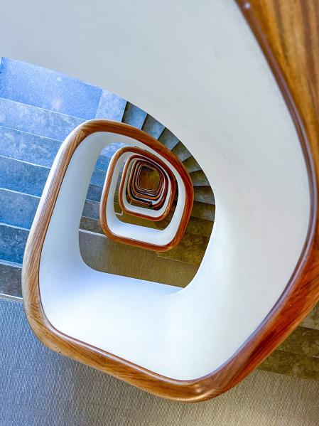 Escalera del Park Hotel.