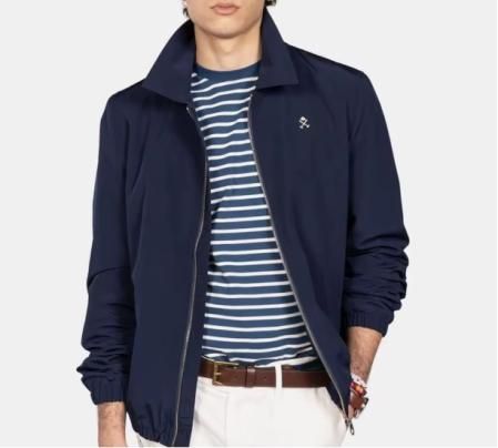 Chaqueta Bomber Hombre Azul Marino Harper And Neyer