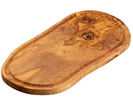 Tabla de cortar de madera olivo natural Erreke