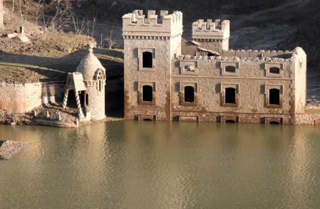 El pantano de Sau a principios de marzo.