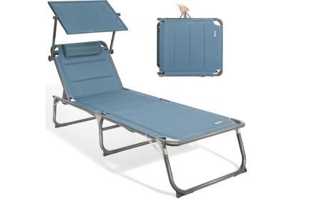 Homecall - Tumbona XXL con parasol