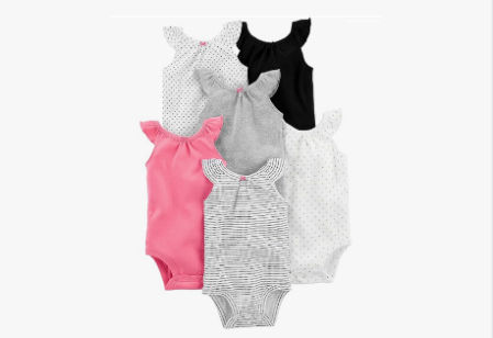 Pack de 6 bodysuits para bebé