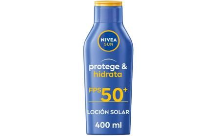 Leche corporal SPF50+ de Nivea Sun