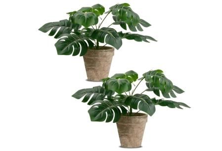 2 plantas artificiales de 33cm