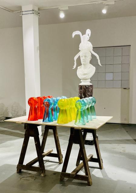 Barengo Studio, en la isla de Murano, aporta una nueva interpretación a este material