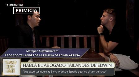 El abogado tailandés de Edwin Arrieta desvela la complicada situación que atraviesa la familia del cirujano