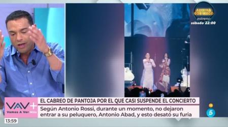 Antonio Rossi explica el problema de Isabel Pantoja