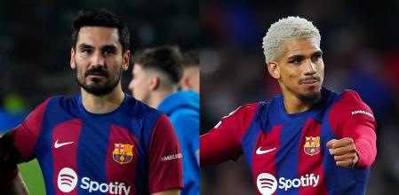 Ilkay Gundogan y Ronald Araújo