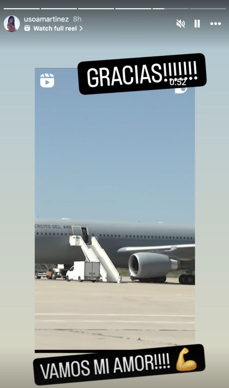 La mujer de Álex García Salas ha celebrado su vuelta