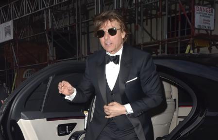 Tom Cruise en la fiesta de cumpleaños de Victoria Beckham