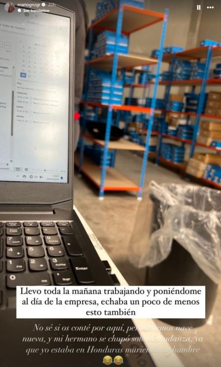 Mario González ha regresado a su trabajo.