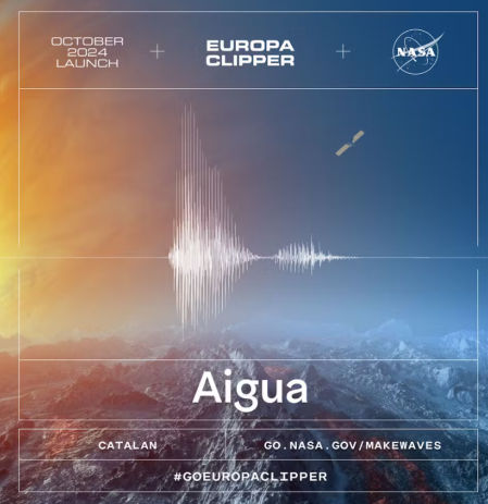 La representación de la onda sonora de la palabra catalana 