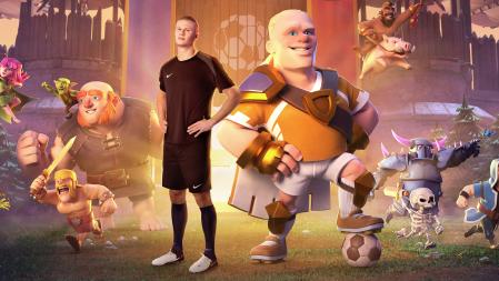 El delantero del Manchester City es el rey bárbaro dentro del 'Clash of Clans'