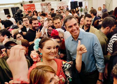 Pedro Sanchez y Salvador Illa visitan la Feria de Abril del Forum