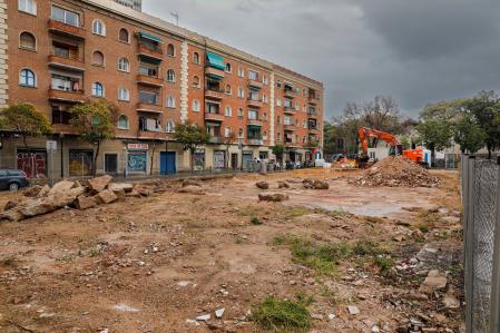 El solar d las Drassanes, hace pocos días
