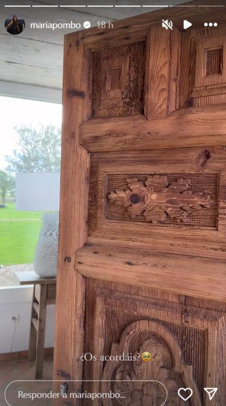 La puerta de la casa de María Pombo