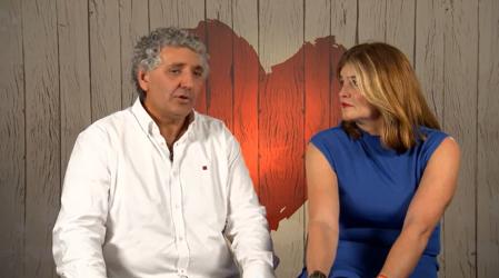 Luis y Teresa en 'First Dates'