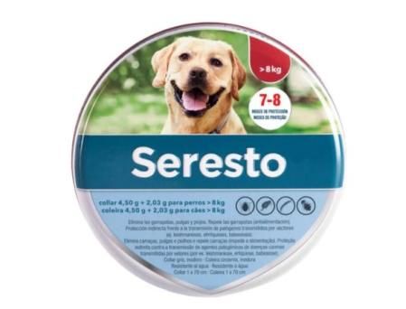 Collar antiparasitario para perros de Seresto