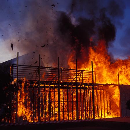 El museo sueco de Skoghall, que Jaar creó e hizo arder