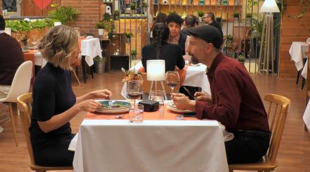 Gian Piero y Lisa en 'First Dates'