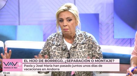 Carmen Borrego reacciona a las nuevas fotos de su hijo con su exsuegra: 