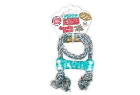 Kong puppy mini hueso con cuerda