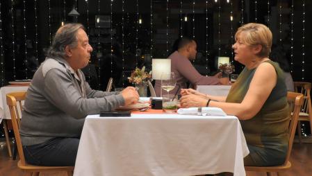 María José y Fernando en 'First Dates'