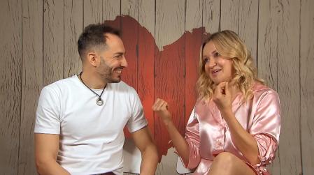 Volha y Pablo en 'First Dates'