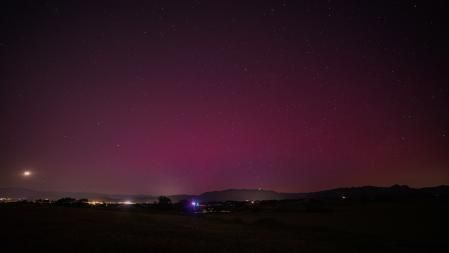 Auroras boreales en Manlleu.