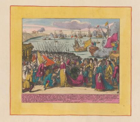 Llegada de la princesa Elisabeth a Mataró  .