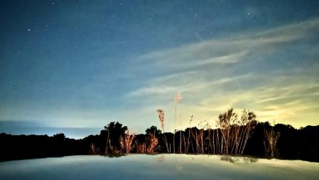 Aurora boreal en Sant Celoni.