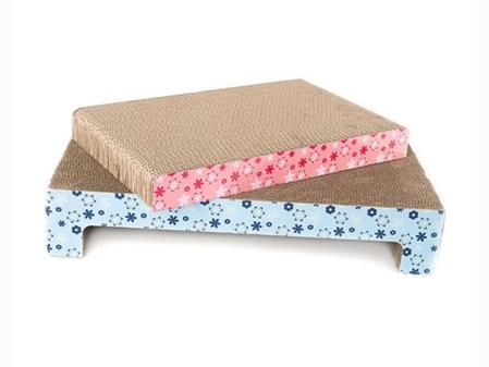 Rascador de cartón para gatos Tk-pet cat box.