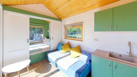 Phoenix, la cómoda minicasa rodante ideal para disfrutar del entorno.