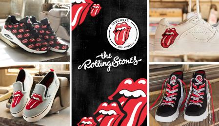 Skechers with Rolling Stones