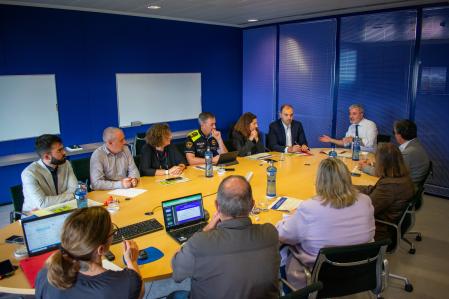 Reunión de la dirección del plan Endreça con el alcalde, este martes