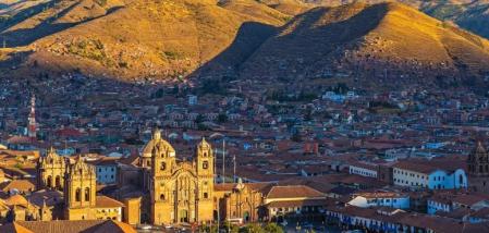 Imagen aérea de Cuzco